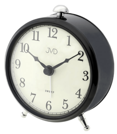 Réveil à quartz noir sonnerie bip - JVD