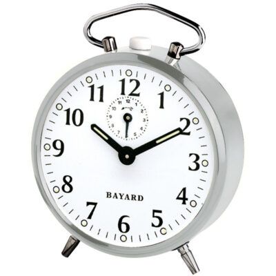 R&eacute;veil m&eacute;canique chrom&eacute; Bayard sans cloche