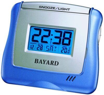 R&eacute;veil digital bleu Bayard BlueLight