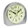 R&eacute;veil silencieux &agrave; quartz gris clair sonnerie progressive