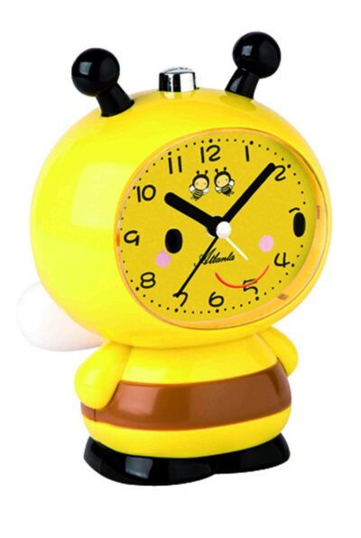 R&eacute;veil silencieux jaune pour enfant "abeille"