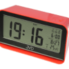 R&eacute;veil rouge digital lumineux sonnerie bip-bip crescendo