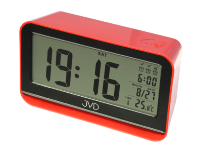 R&eacute;veil rouge digital lumineux sonnerie bip-bip crescendo