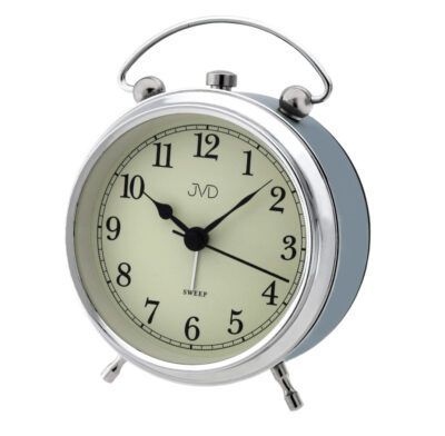 Réveil bleu silencieux à quartz bélière