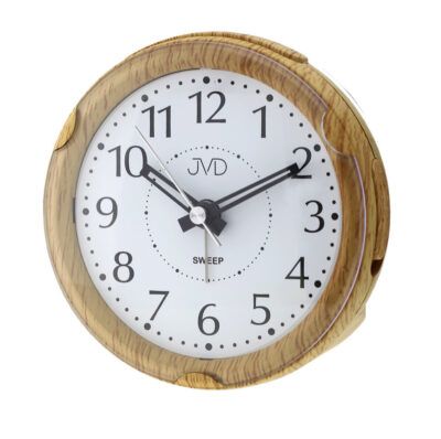 Réveil à quartz style bois silencieux - silvoz
