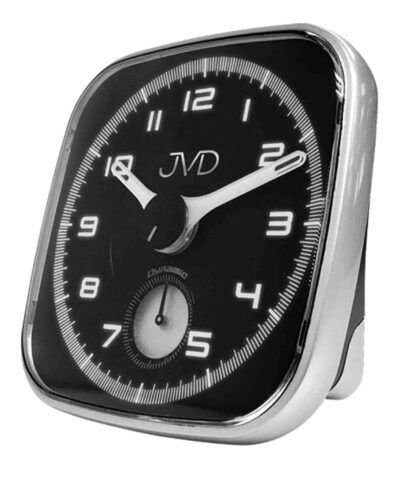 R&eacute;veil silencieux noir double cadran