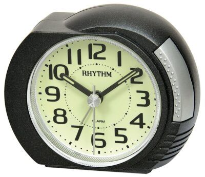 R&eacute;veil silencieux noir style carbone
