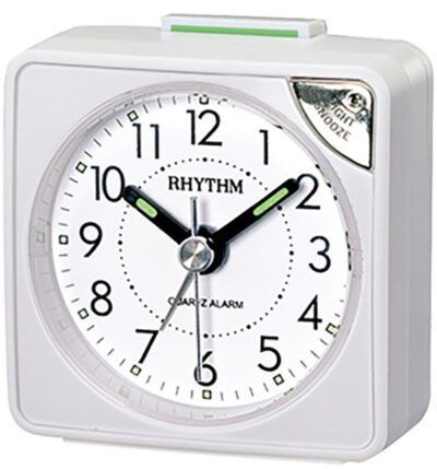 Réveil à quartz lumineux compact - 6 couleurs au choix