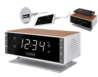 Radio réveil digital moderne sur secteur